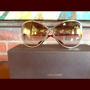 Tom Ford Miranda Gold trim sunglasses